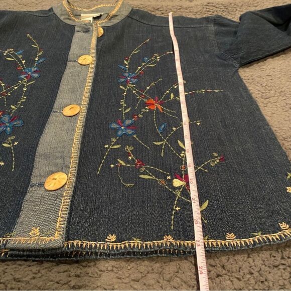 Coldwater Creek Jean Embroidered Jacket - Picture 12 of 14